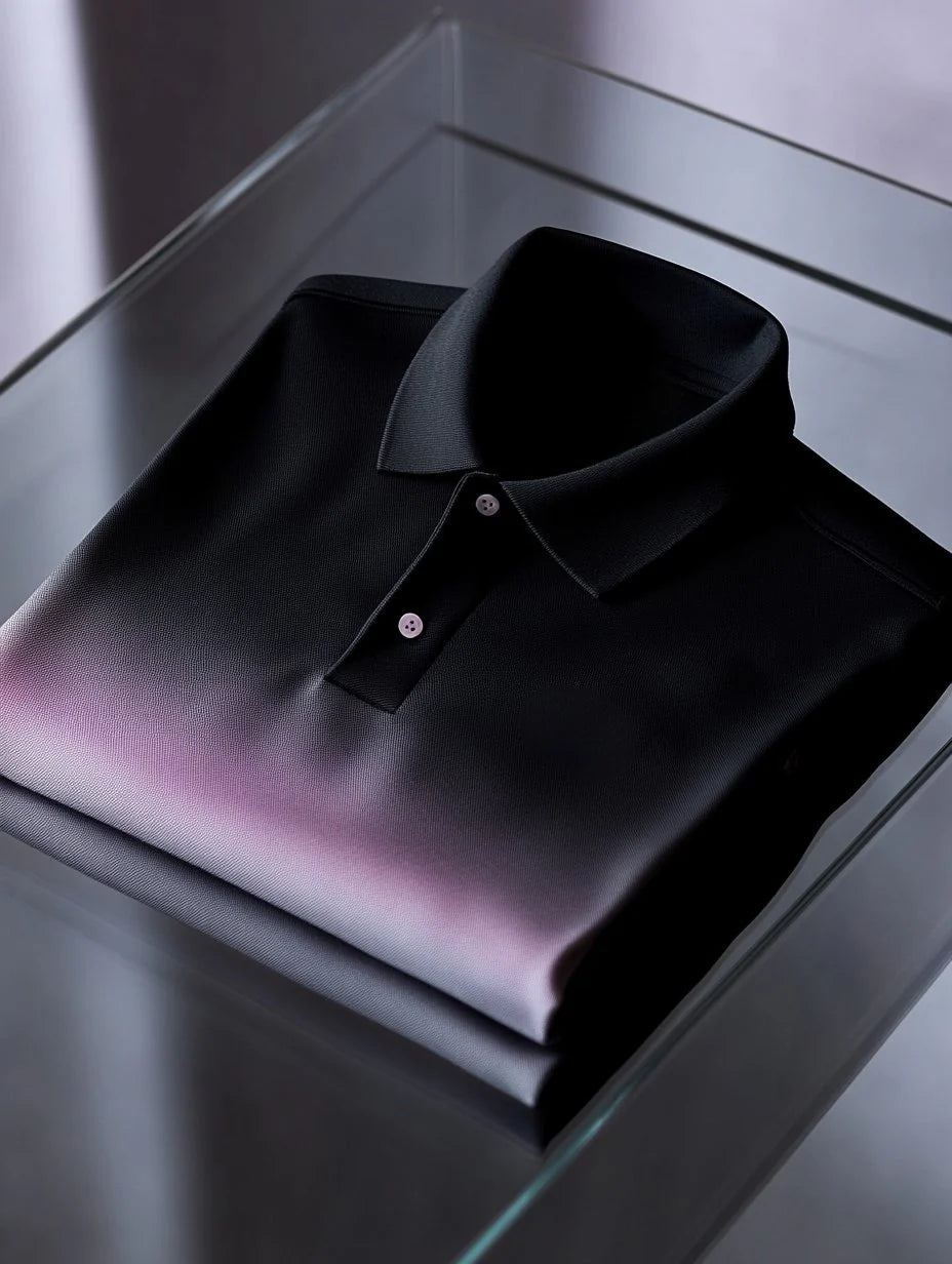 Men's Classic Business Old Money Button Short Sleeve Polo Shirt